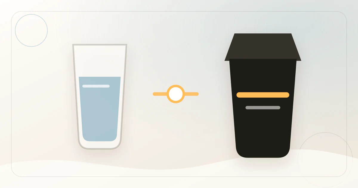 Illustration zum Ratgeber: Clear Whey oder klassisches Whey: Was passt zu wem?