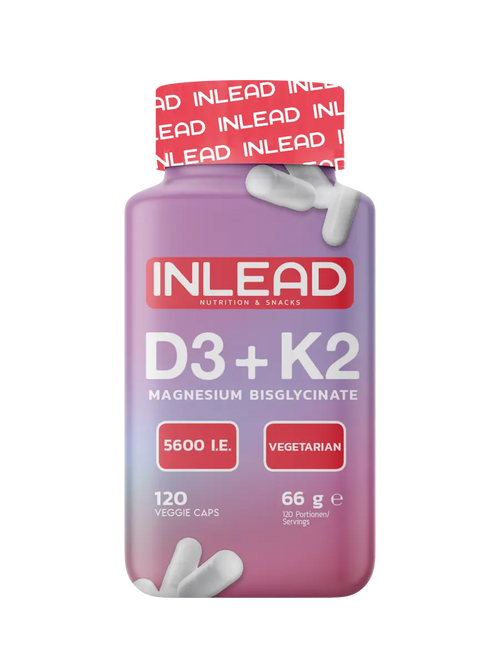 INLEAD Vitamin D3 + K2 + Magnesium 120 Kapseln