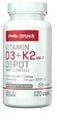 Body Attack Vitamin D3+K2 120 caps - 1