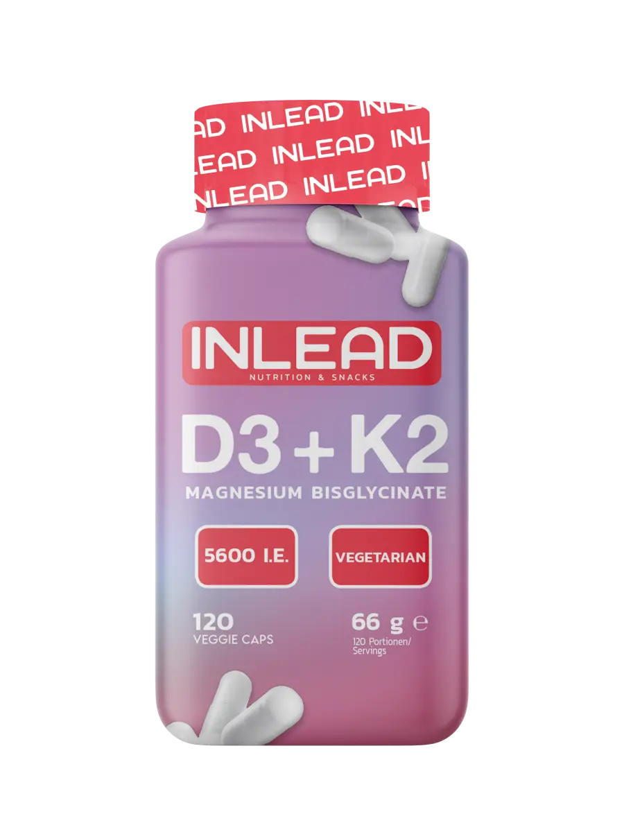 INLEAD Vitamin D3 + K2 + Magnesium 120 Kapseln