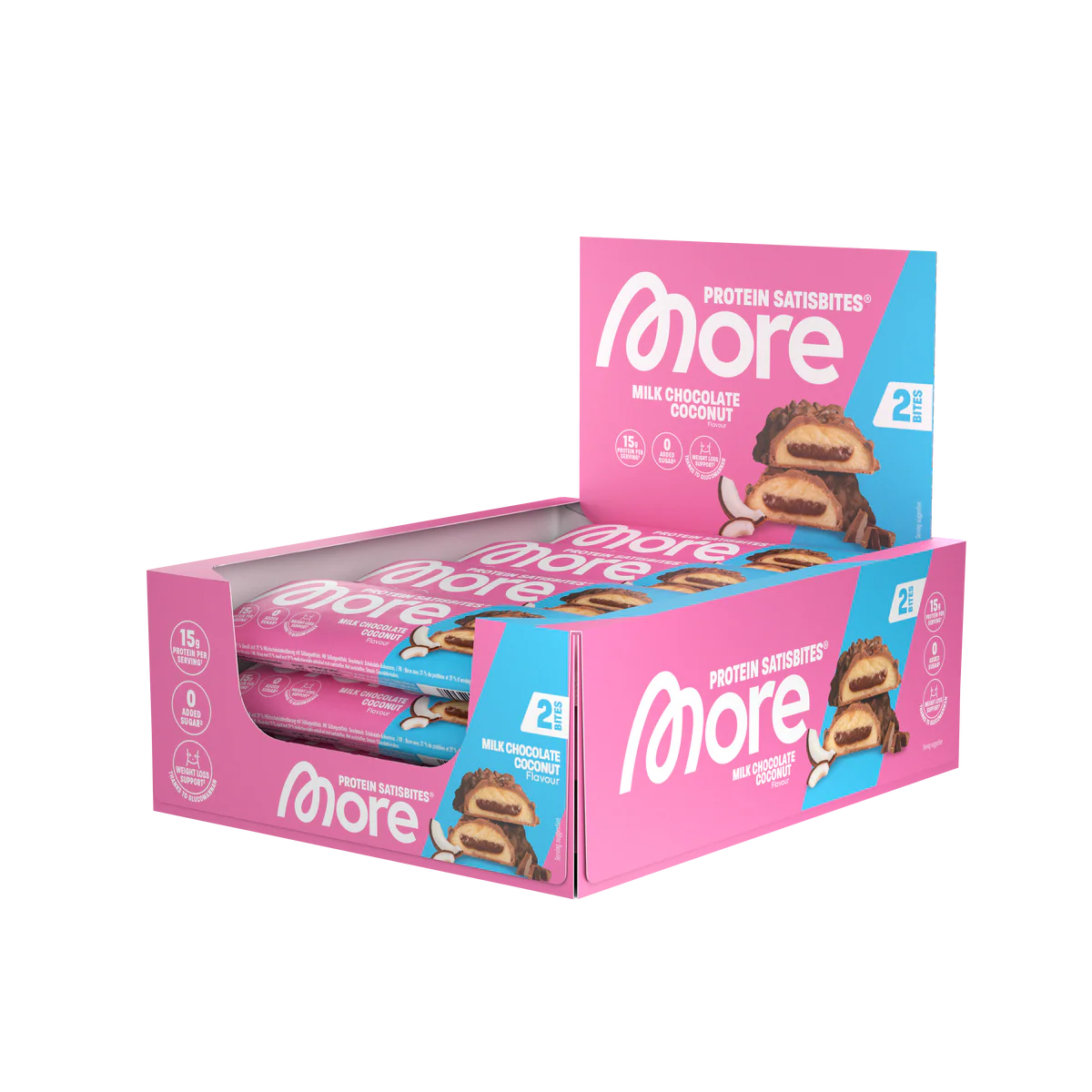 More Nutrition Protein Satisbites 12 x 2x25g