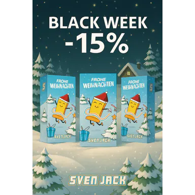 Sven Jack Adventskalender 2025 | 49x65g | Fitness Kalender