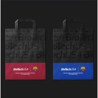 BioTech Papiertaschen / Paper bag medium - FC Barcelona 250 Stück