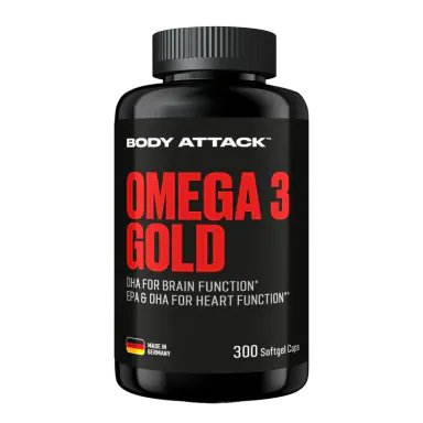 Body Attack Omega 3 Gold 300 Softgel Kapseln