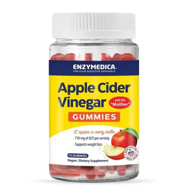 Enzymedica Apple Cider Vinegar Gummies 74 Gummies