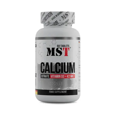 MST - Calcium Citrate D3 + K2Vital 60 Tabletten