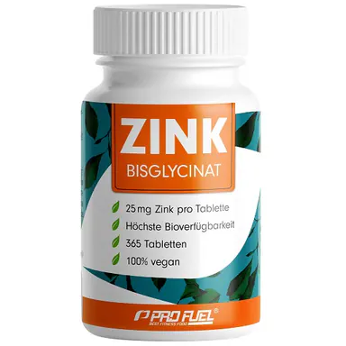 ProFuel Zink Bisglycinat 365 Tabletten – Produktbild 1