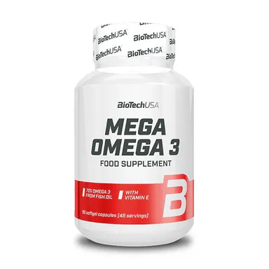 BioTechUSA Mega Omega 3 90 Kapseln – Produktbild 1