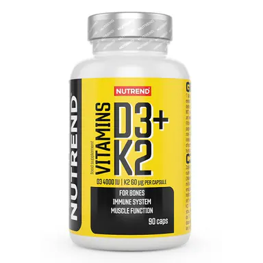 Nutrend Vitamin D3 + K2 4000 IU /60 ug- 90 Caps