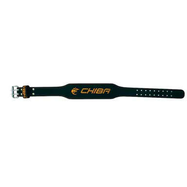 Chiba - 40810 - Ledergürtel schwarz/gold