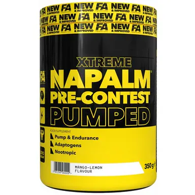 FA Nutrition Napalm PreContest Pumped PROBEN 10x17,5g MIX