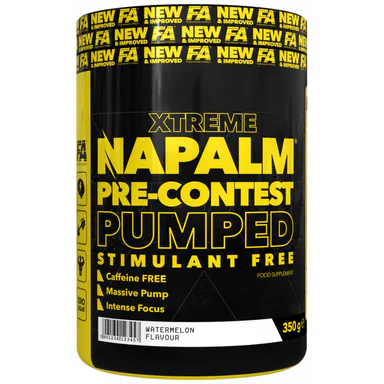 FA Nutrition Napalm PreContest Pumped Stimulant Free PROBEN 10x17,5g MIX