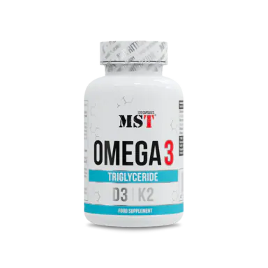 MST - Omega 3 500 mg D3 + K2 120 Softgels