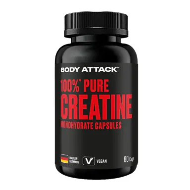 Body Attack 100% Pure Creatine 80 Kapseln