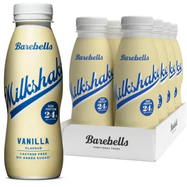 Barebells Protein Milkshake Vanilla 8 x 330 ml