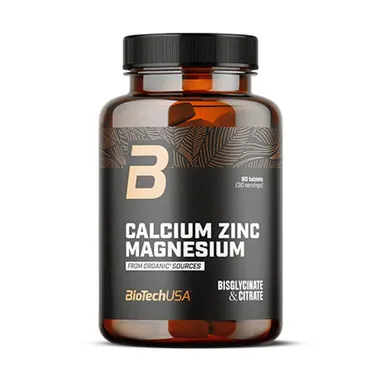BioTech Calcium Zinc Magnesium from organic sources 90 Tabletten