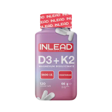 INLEAD Vitamin D3 + K2 + Magnesium 120 Kapseln