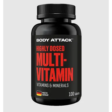 Body Attack Multi Vitamin 100 Tabletten