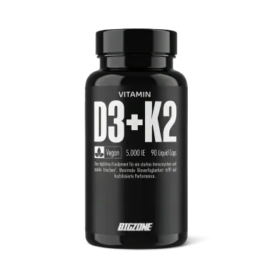 Big Zone Vitamin D3 + K2 90 Kapseln